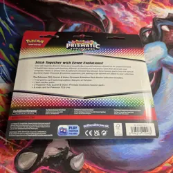 PRISMATIC EVOLUTIONS TECH STICKER COLLECTION SYLVEON POKEMON TCG BLISTER PACK - Image 2