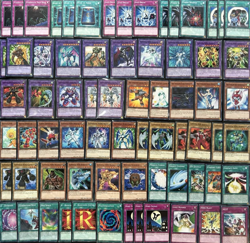 YuGiOh Jaden Fusion Elemental Hero Neos Neo-Spacian Deck w/Extra & Side Sleeved - Image 1