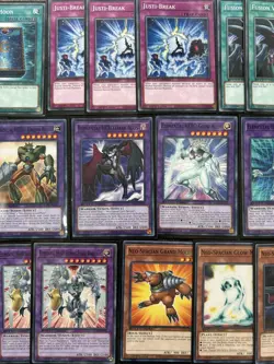 YuGiOh Jaden Fusion Elemental Hero Neos Neo-Spacian Deck w/Extra & Side Sleeved - Image 3