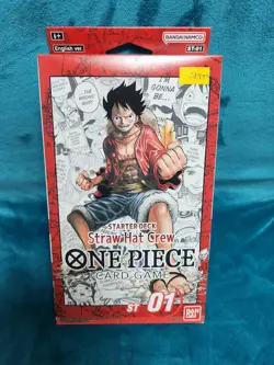 One Piece TCG Starter Deck ST-01 Straw Hat Crew English Edition - Image 1
