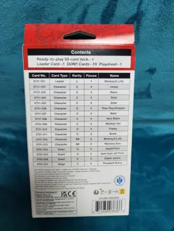 One Piece TCG Starter Deck ST-01 Straw Hat Crew English Edition - Image 2
