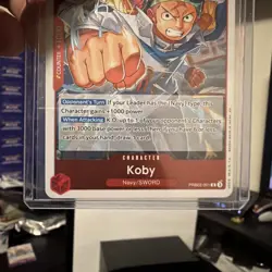 One Piece The Best Vol.2 Koby PRB02-001 Premium Booster Foil - Image 3