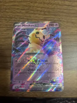 Pokemon TCG Mimikyu EX Journey Together Holo Card 69/159 Double Rare - Image 2