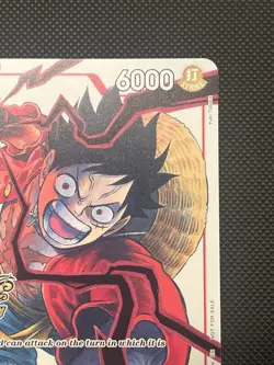 Monkey D. Luffy 3rd Anniversary Tournament Promo Card ST01-012 Alt art - Image 3