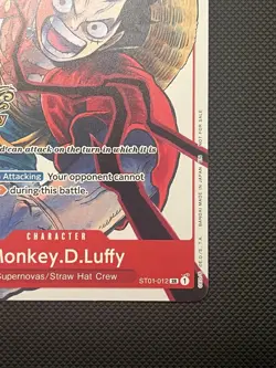 Monkey D. Luffy 3rd Anniversary Tournament Promo Card ST01-012 Alt art - Image 4