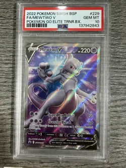 Mewtwo V SWSH229 SWSH: Sword & Shield Promo Cards Holo - Image 1