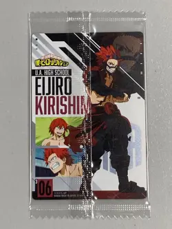 Eijiro Kirishima - 3 06 - My Hero Academia Plastic Wafer Card Japanese - Image 2