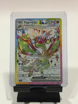 Pokemon TCG Flygon EX Holo Ultra Rare Card Sv08: Surging Sparks 222/191 - Image 1