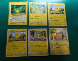 Pikachu Bundle Promo And Multiple Sets (6 Cards) - Image 1