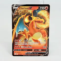 Pokemon 2022 Charizard V 017/172 Brilliant Stars Ultra Rare Card NM - Image 1