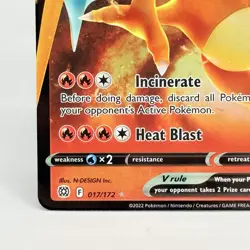 Pokemon 2022 Charizard V 017/172 Brilliant Stars Ultra Rare Card NM - Image 5