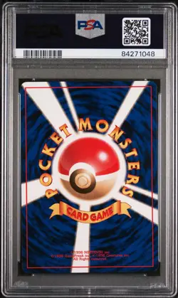 Pokemon Card Abra No. 063 No Rarity Symbol Base Set 1st 1996 PSA 9 MINT - Image 2