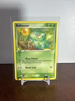 Pokemon TCG Bulbasaur EX FireRed & LeafGreen 54/112 Regular Rare Card - Image 1