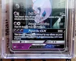 🟣 CGC 7.5 Mewtwo GX 78/73 Shining Legends Secret Rare Holo Pokemon Card - Image 3