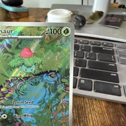 Pokemon TCG Ivysaur Scarlet Violet-151 Holo Card 167/165 IR English - Image 5