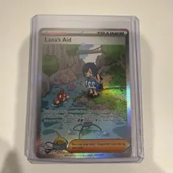 Pokemon TCG Lana's Aid Scarlet & Violet Twilight Masquerade Holo Card 219/167 - Image 1