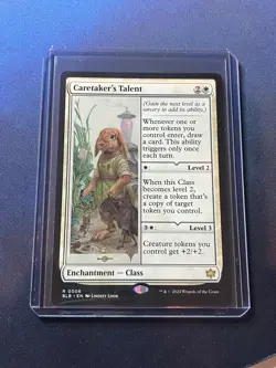 MTG Caretaker's Talent Bloomburrow 0006 NM Magic the Gathering - Image 1