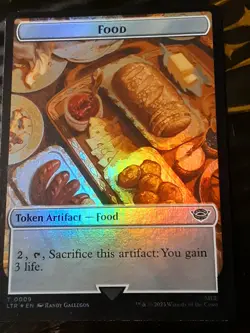 Orc Army Food Token FOIL (Alt Food #3), Lord of the R, NM , MTG , FREE SHIPPING - Image 3