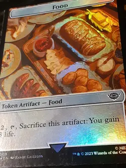 Orc Army Food Token FOIL (Alt Food #3), Lord of the R, NM , MTG , FREE SHIPPING - Image 4