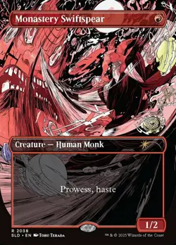 [1x] Monastery Swiftspear (2038) Near Mint, English Secret Lair MTG Magic - Image 1