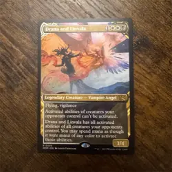 Wizards Drana and Linvala Legendary Creature Rare March Machine Black White - Image 1