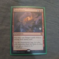 MTG Magic the Gathering Dracogenesis (105p/166) Tarkir Dragonstorm Promos LP - Image 1