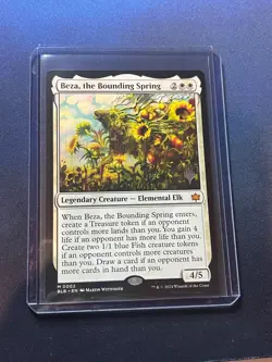 MTG Beza, the Bounding Spring Bloomburrow 0002 NM Magic the Gathering Mythic - Image 1