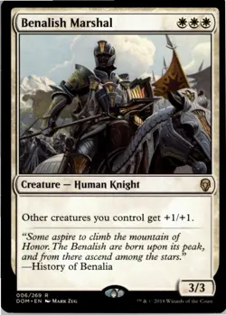 Benalish Marshal R Dominaria 6 NM MTG x1 - Image 1