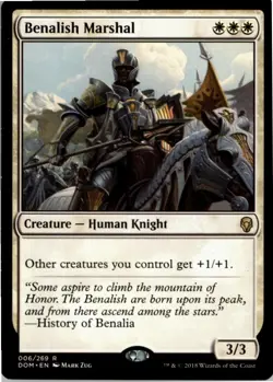 Benalish Marshal R Dominaria 6 NM MTG x1 - Image 1