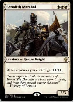 Benalish Marshal R Dominaria 6 NM MTG x1 - Image 1