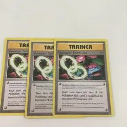 2016 POKEMON 3X LOT VENUSAUR SPIRIT LINK 89/108 UNCOMMON TRAINER NM/M - Image 1