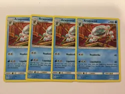 Pokemon Cards 4x Araquanid 65/236 Playset Cosmic Eclipse NM/M - Image 1
