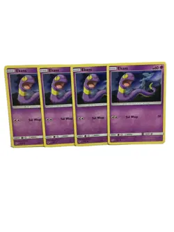 LOT OF 4X EKANS 26/68 COMMON POKEMON NM/M FRESH FROM PACK - Image 1