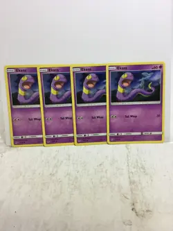 LOT OF 4X EKANS 26/68 COMMON POKEMON NM/M FRESH FROM PACK - Image 2