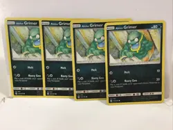 4X LOT GRIMER 130/236 COMMON CARD NM/M PACK FRESH POKEMON CARD TCG - Image 1