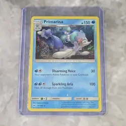 Primarina 41/419 - Sun & Moon Base Set - Holo Rare - Pokemon TCG - NM - Image 1
