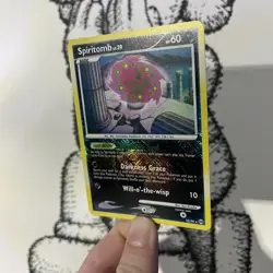 Pokemon Card - Spiritomb 32/99 Crosshatch Holo Platinum Arceus League Promo - LP - Image 3