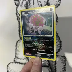 Pokemon Card - Spiritomb 32/99 Crosshatch Holo Platinum Arceus League Promo - LP - Image 5