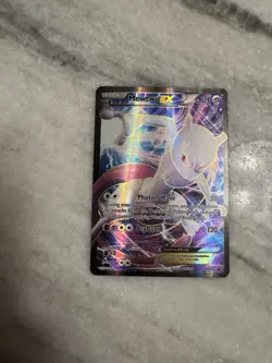 Mewtwo EX XY125 Full Art Black Star Promo Holo Pokemon Card Full Art Rare NM - Image 1