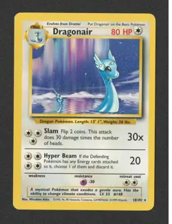 1999 Pokemon Base Set Dragonair 18/102 NM/M L2 - Image 1
