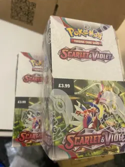 Sealed Pokemon Scarlet And Violet Half Booster Box - Image 3