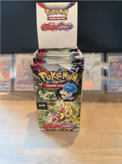 18x Pokemon Scarlet and Violet Base Set Half Booster Box - Sealed Packs - Image 1
