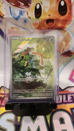 Pokemon TCG Caterpie Scarlet & Violet-151 172/165 Holo Illustration Rare - NM - Image 1