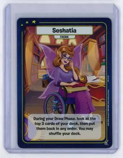 2025 Neopets Battledome The Void Within Seshatia #TVW-141 SR Foil - Image 1