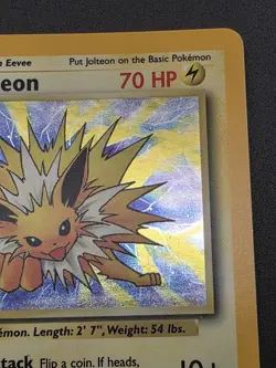 Pokemon TCG Jolteon Jungle 4/64 Holo Unlimited (No Symbol Misprint) - Image 5