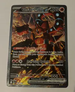 Volcanion ex 182/159 Journey Together Special Illustration Rare Pokemon TCG - Image 1