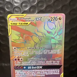Garchomp & Giratina GX (Secret) 247/236 - SM Unified Minds Holo - Pokemon TCG - Image 4
