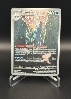 Clawitzer 141/132 Pokemon Me01: Mega Evolution Holo Illustration Rare IR - Image 1