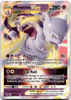 Mewtwo VSTAR Ultra Rare Pokemon GO 031/078 NM - Image 1