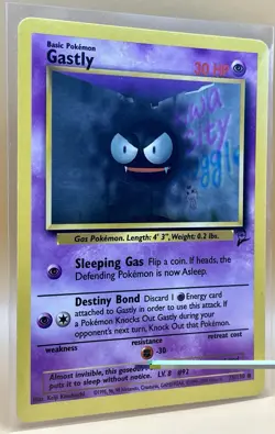 Gastly 75/130 – Base Set 2 (Common) - LP - WOTC 2000 Pokemon TCG - Image 5